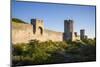 Sweden, Gotland Island, Visby, 12th century city wall, most complete medieval city wall in Europe-Walter Bibikow-Mounted Photographic Print