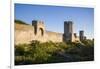 Sweden, Gotland Island, Visby, 12th century city wall, most complete medieval city wall in Europe-Walter Bibikow-Framed Photographic Print