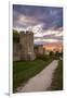 Sweden, Gotland Island, Visby, 12th century city wall, most complete medieval city wall-Walter Bibikow-Framed Photographic Print