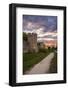 Sweden, Gotland Island, Visby, 12th century city wall, most complete medieval city wall-Walter Bibikow-Framed Photographic Print