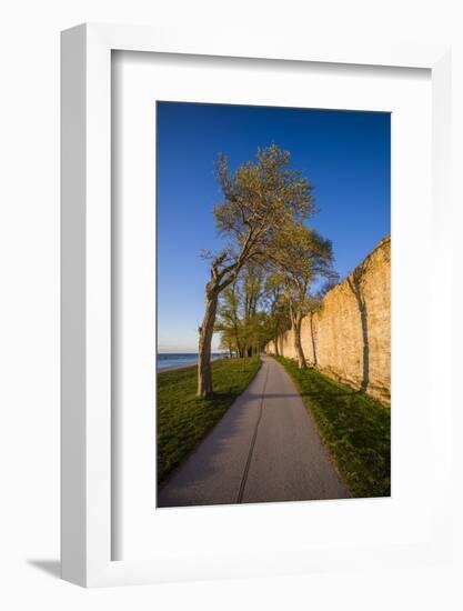 Sweden, Gotland Island, Visby, 12th century city wall, most complete medieval city wall-Walter Bibikow-Framed Photographic Print