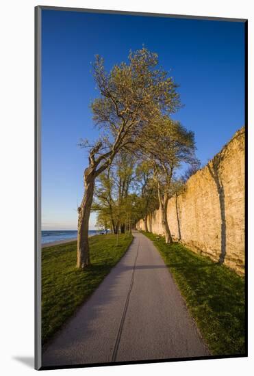 Sweden, Gotland Island, Visby, 12th century city wall, most complete medieval city wall-Walter Bibikow-Mounted Photographic Print