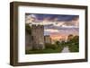 Sweden, Gotland Island, Visby, 12th century city wall, most complete medieval city wall-Walter Bibikow-Framed Photographic Print