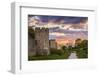 Sweden, Gotland Island, Visby, 12th century city wall, most complete medieval city wall-Walter Bibikow-Framed Photographic Print