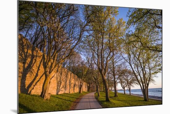 Sweden, Gotland Island, Visby, 12th century city wall, most complete medieval city wall-Walter Bibikow-Mounted Photographic Print