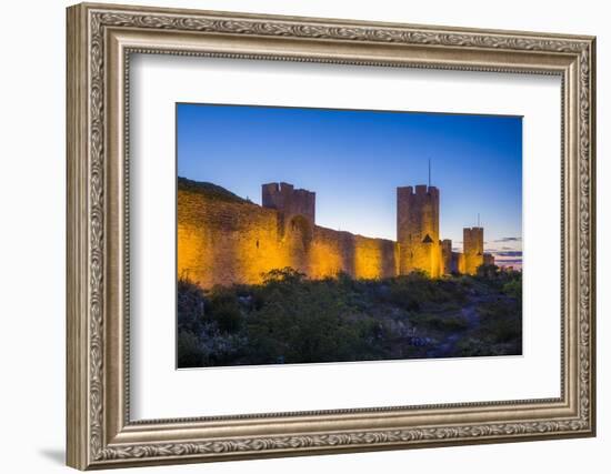 Sweden, Gotland Island, Visby, 12th century city wall, most complete medieval city wall-Walter Bibikow-Framed Photographic Print