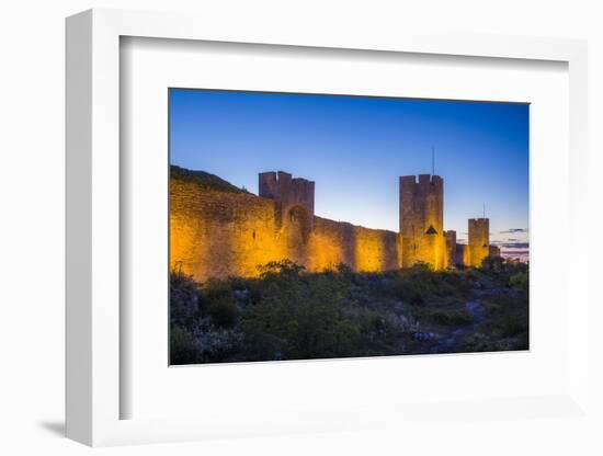 Sweden, Gotland Island, Visby, 12th century city wall, most complete medieval city wall-Walter Bibikow-Framed Photographic Print