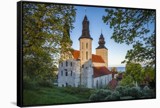 Sweden, Gotland Island, Visby, Visby Cathedral, 12th century, exterior-Walter Bibikow-Framed Stretched Canvas