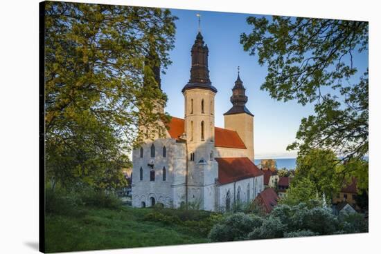 Sweden, Gotland Island, Visby, Visby Cathedral, 12th century, exterior-Walter Bibikow-Stretched Canvas