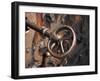 Sweden, Island of Gotland; a Antique Key and Lock Still in Use on the Medieval Church Door-Mark Hannaford-Framed Photographic Print