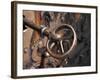 Sweden, Island of Gotland; a Antique Key and Lock Still in Use on the Medieval Church Door-Mark Hannaford-Framed Photographic Print