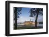 Sweden, Kalmar, Kalmar Slott castle, dawn-Walter Bibikow-Framed Photographic Print