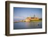 Sweden, Kalmar, Kalmar Slott castle, dawn-Walter Bibikow-Framed Photographic Print