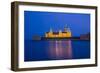 Sweden, Kalmar, Kalmar Slott castle, dusk-Walter Bibikow-Framed Photographic Print