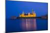 Sweden, Kalmar, Kalmar Slott castle, dusk-Walter Bibikow-Mounted Photographic Print