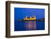 Sweden, Kalmar, Kalmar Slott castle, dusk-Walter Bibikow-Framed Photographic Print