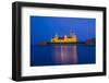 Sweden, Kalmar, Kalmar Slott castle, dusk-Walter Bibikow-Framed Photographic Print