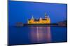 Sweden, Kalmar, Kalmar Slott castle, dusk-Walter Bibikow-Mounted Photographic Print