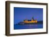 Sweden, Kalmar, Kalmar Slott castle, dusk-Walter Bibikow-Framed Photographic Print