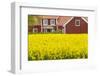 Sweden, Lake Vattern Area, Renstad, farm, springtime-Walter Bibikow-Framed Photographic Print