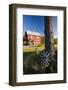 Sweden, Lapland, Framehouse, Car-Wheels, Log, Nature-Rainer Mirau-Framed Photographic Print