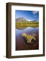 Sweden, Lapland, Lake, Shore, Mountain Scenery-Rainer Mirau-Framed Photographic Print