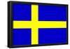Sweden National Flag Poster Print-null-Framed Poster