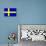 Sweden National Flag Poster Print-null-Mounted Poster displayed on a wall