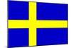 Sweden National Flag Poster Print-null-Mounted Poster