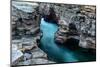 Sweden, Norrbotten, Abisko. Abisko river flows through a canyon of sedimentary rock.-Fredrik Norrsell-Mounted Photographic Print