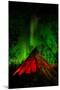Sweden, Norrbotten, Abisko. Aurora Borealis (Northern Lights) over a Tenttipi.-Fredrik Norrsell-Mounted Photographic Print