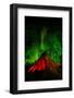 Sweden, Norrbotten, Abisko. Aurora Borealis (Northern Lights) over a Tenttipi.-Fredrik Norrsell-Framed Photographic Print