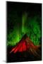 Sweden, Norrbotten, Abisko. Aurora Borealis (Northern Lights) over a Tenttipi.-Fredrik Norrsell-Mounted Photographic Print