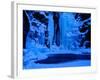 Sweden, Norrbotten, Abisko. Icefall in Abisko Canyon.-Fredrik Norrsell-Framed Photographic Print