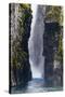 Sweden, Norrbotten, Bjorkliden. Silverfallet (Silver falls) in Rakkasjohka.-Fredrik Norrsell-Stretched Canvas