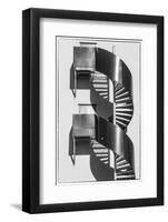 Sweden, Norrkoping, early Swedish industrial town, circular staircase-Walter Bibikow-Framed Photographic Print