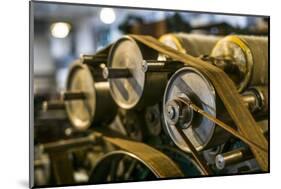 Sweden, Norrkoping, former mill town, 19th century cloth loom pulleys-Walter Bibikow-Mounted Photographic Print