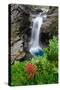 Sweden, Norrland, Bjorkliden. Waterfall along Rakkasjohka.-Fredrik Norrsell-Stretched Canvas