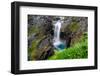 Sweden, Norrland, Bjorkliden. Waterfall along Rakkasjohka.-Fredrik Norrsell-Framed Photographic Print