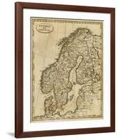 Sweden, Norway, c.1812-Aaron Arrowsmith-Framed Art Print