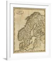 Sweden, Norway, c.1812-Aaron Arrowsmith-Framed Art Print