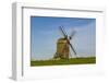 Sweden, Oland Island, Lerkaka, antique wooden windmills-Walter Bibikow-Framed Photographic Print