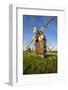 Sweden, Oland Island, Lerkaka, antique wooden windmills-Walter Bibikow-Framed Photographic Print