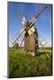 Sweden, Oland Island, Lerkaka, antique wooden windmills-Walter Bibikow-Mounted Photographic Print