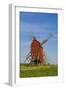 Sweden, Oland Island, Storlinge, antique wooden windmills-Walter Bibikow-Framed Photographic Print