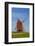 Sweden, Oland Island, Storlinge, antique wooden windmills-Walter Bibikow-Framed Photographic Print