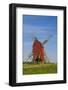 Sweden, Oland Island, Storlinge, antique wooden windmills-Walter Bibikow-Framed Photographic Print