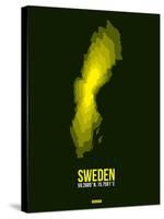 Sweden Radiant Map 3-NaxArt-Stretched Canvas