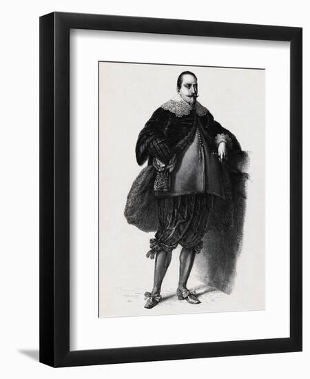 Sweden's King Gustav II Adolph-null-Framed Giclee Print