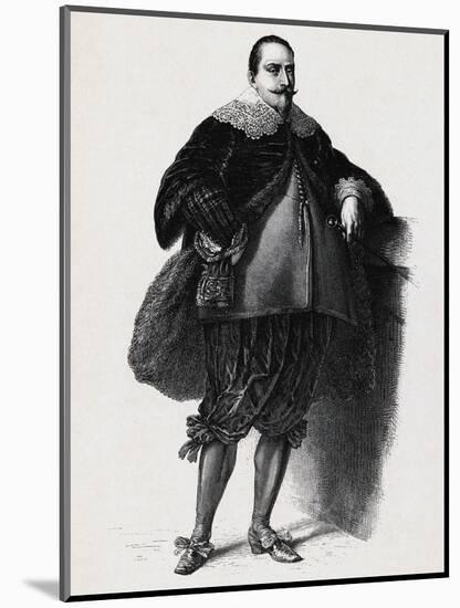 Sweden's King Gustav II Adolph-null-Mounted Giclee Print